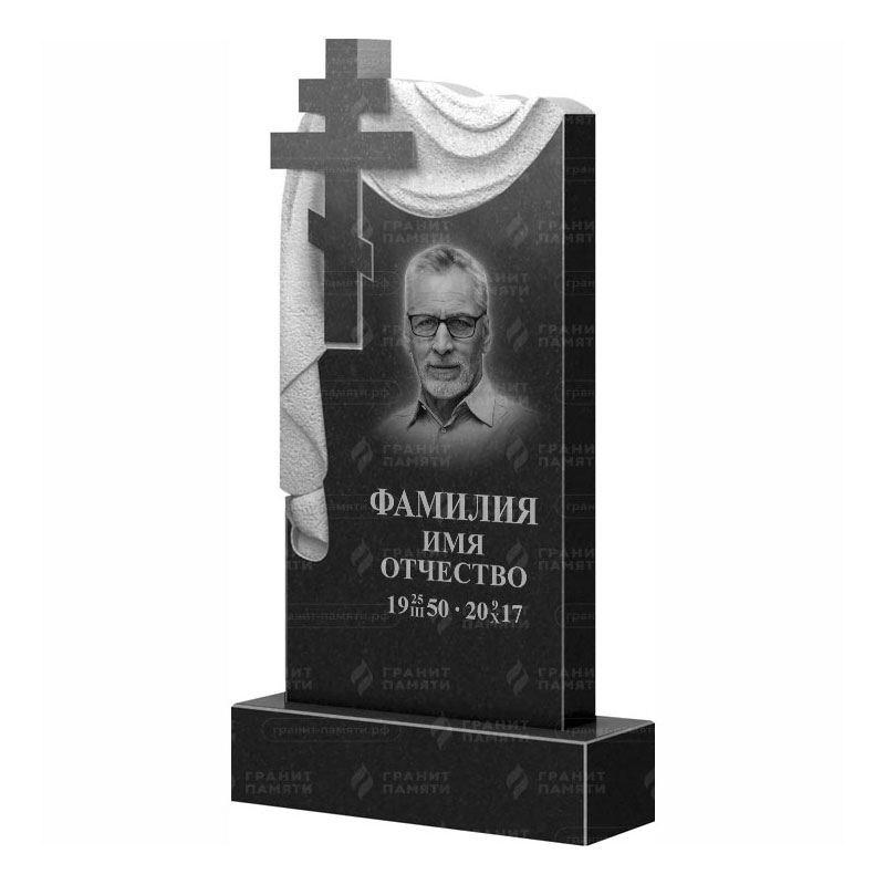 Памятники из гранита с крестом в&nbsp;Сочи | Гранитный памятник ФГ-085