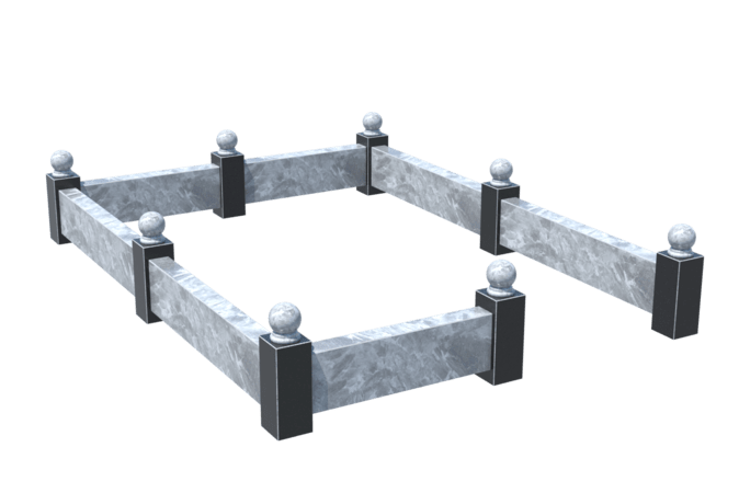 Цоколи на могилу в&nbsp;Сочи | Цоколь на могилу №0031