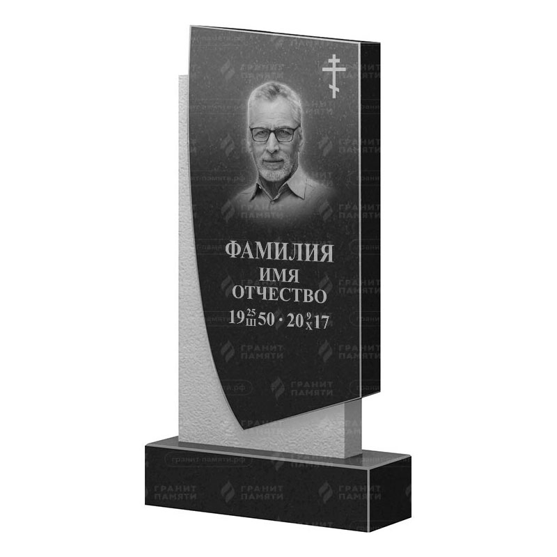 Памятники из гранита вертикальные в&nbsp;Сочи | Гранитный памятник ФГ-075