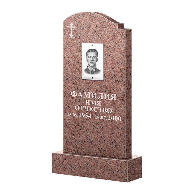 Гранитные памятники в&nbsp;Сочи | Памятник из гранита Розалия Pink ФГЦ-25