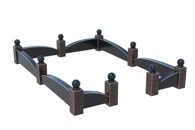 Цоколи на могилу в&nbsp;Сочи | Цоколь на могилу №0044