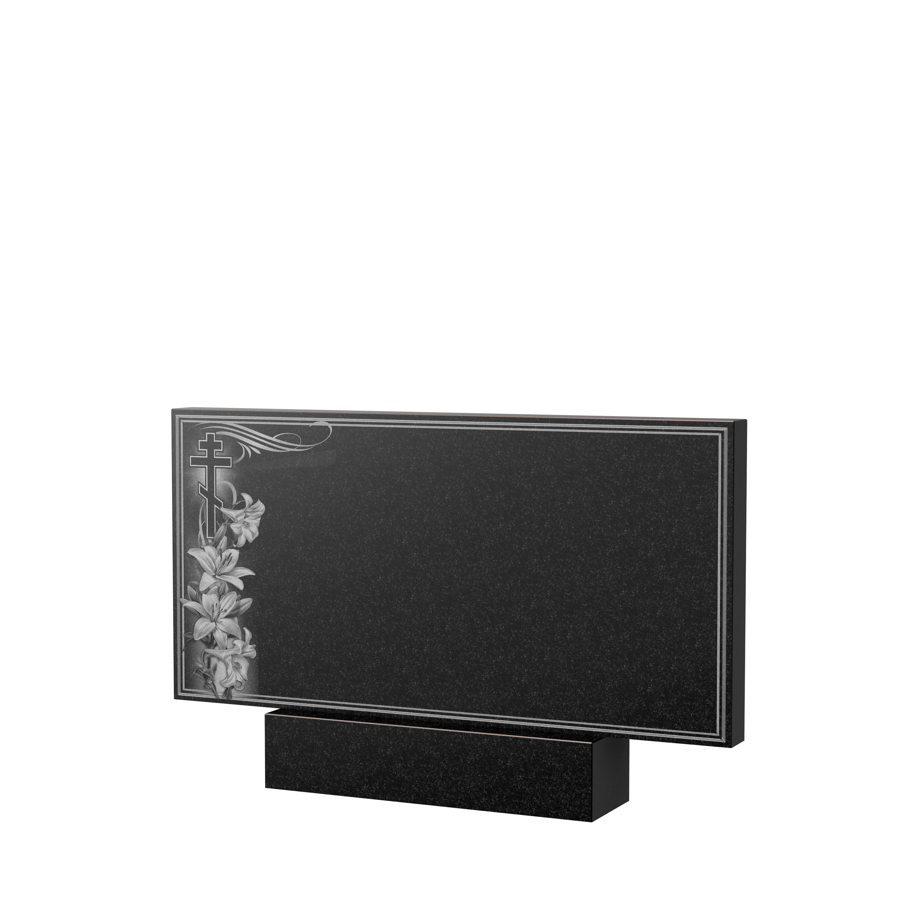 Художественное оформление памятника в&nbsp;Сочи | Художественное оформление на гранитную стелу, рисунок ГХО-003