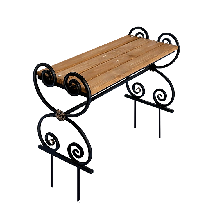 Кованые изделия в&nbsp;Сочи | Кованая скамейка СТ.001