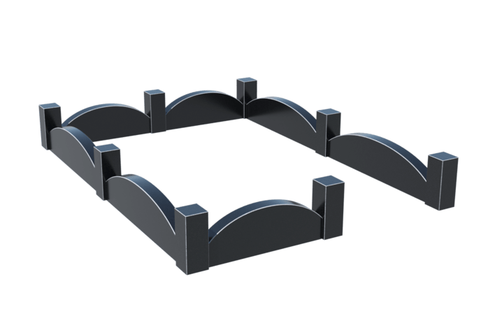 Цоколи на могилу в&nbsp;Сочи | Цоколь на могилу №0001