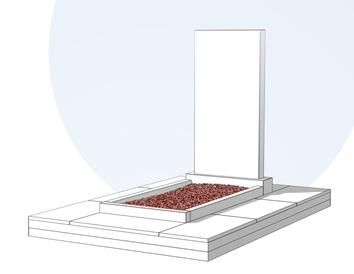 Засыпка цветника камушками в Сочи