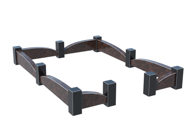 Цоколи на могилу в&nbsp;Сочи | Цоколь на могилу №0042