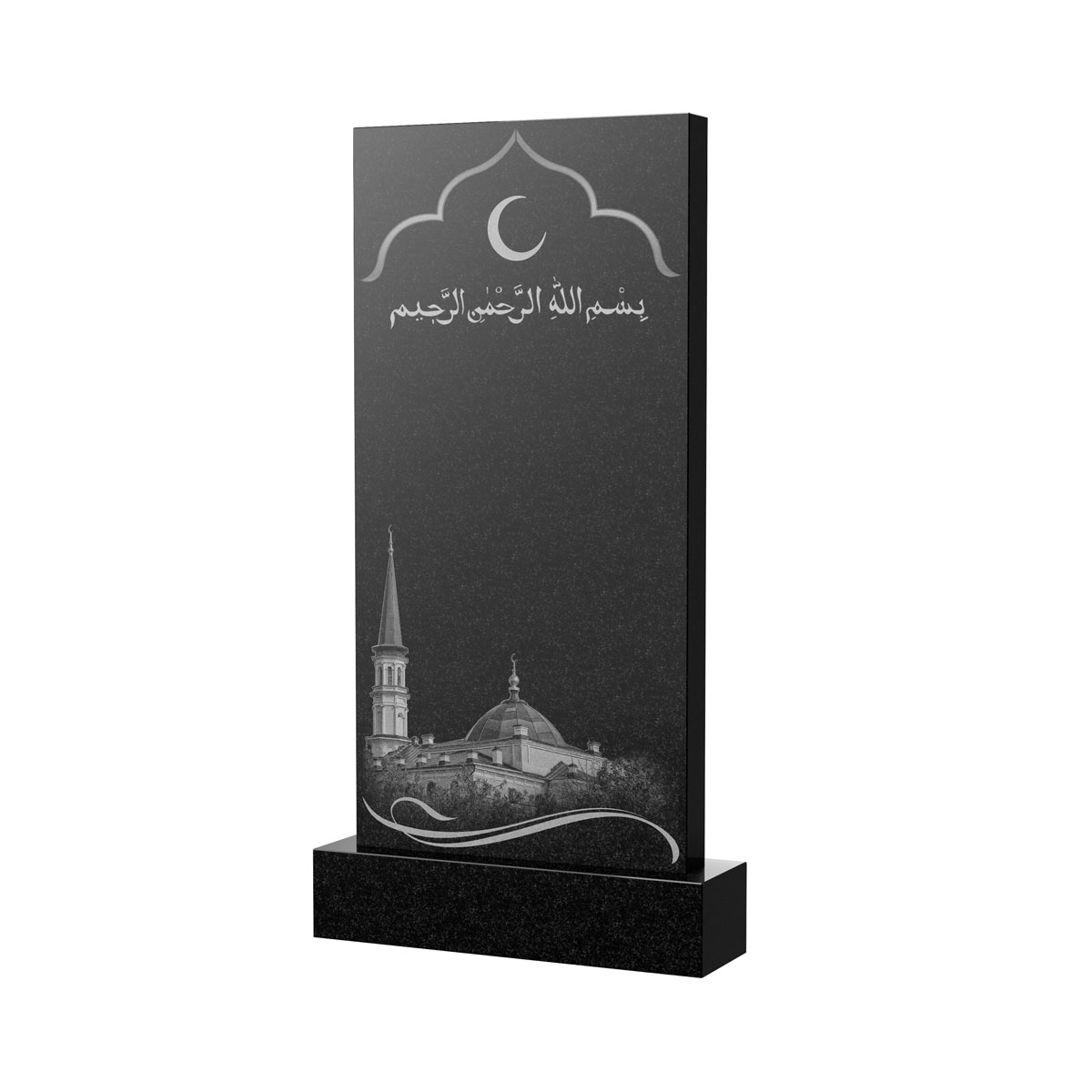 Художественное оформление памятника в&nbsp;Сочи | Художественное оформление на гранитную стелу, рисунок ВХО-037