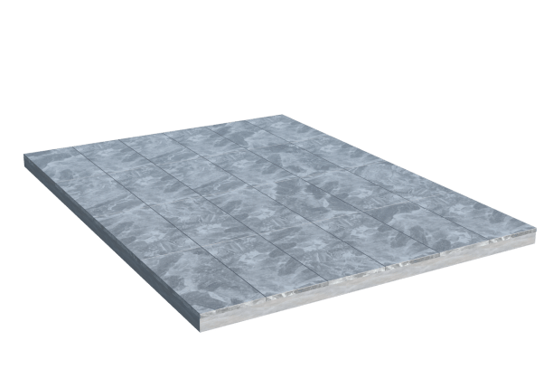 Площадки на могилу в&nbsp;Сочи | Площадка с мраморной облицовкой