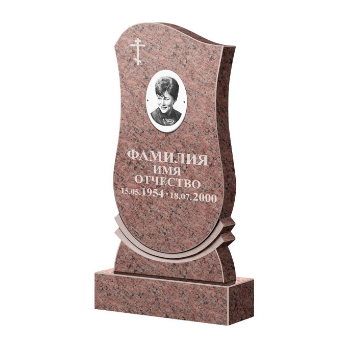 Гранитные памятники в&nbsp;Сочи | Памятник из гранита Розалия Pink ФГЦ-056