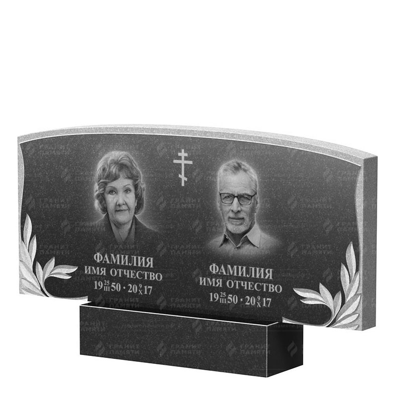 Памятники из гранита двойные в&nbsp;Сочи | Двойной гранитный памятник ФГ-135