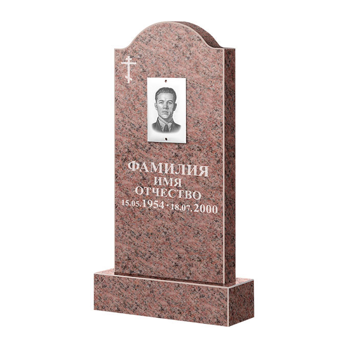 Памятники из цветного гранита в&nbsp;Сочи | Памятник из гранита Розалия Pink ФГЦ-012