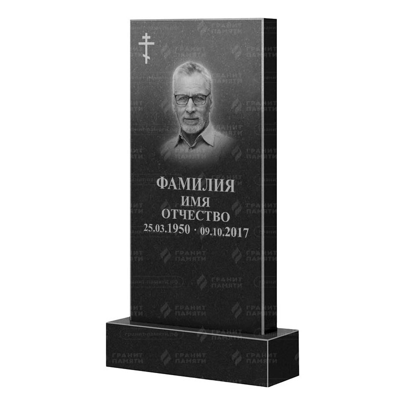 Памятники из гранита классические в&nbsp;Сочи | Гранитный памятник Прямой