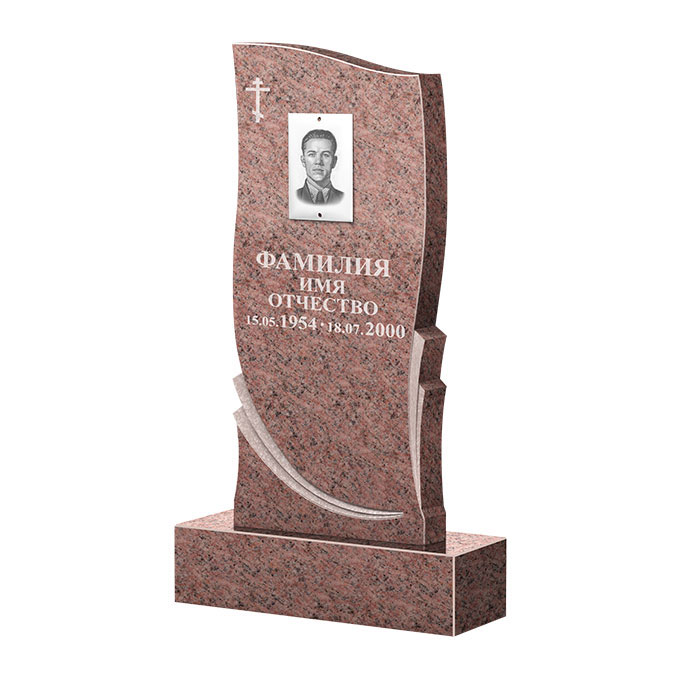 Гранитные памятники в&nbsp;Сочи | Памятник из гранита Розалия Pink ФГЦ-044