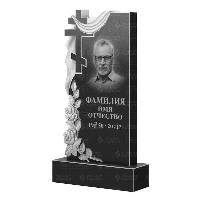 Памятники из гранита вертикальные в&nbsp;Сочи | Гранитный памятник ФГ-189