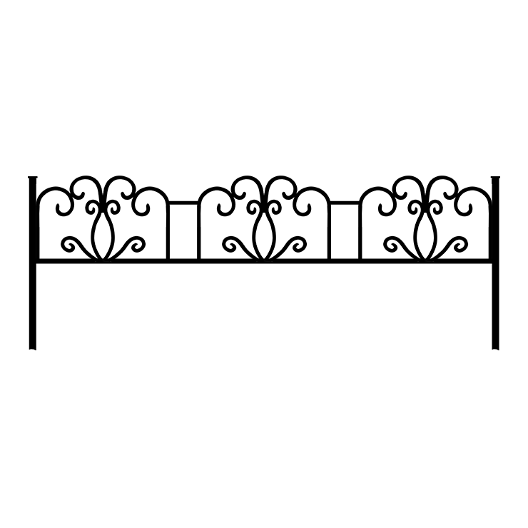 Металлические оградки, столы, скамейки в&nbsp;Сочи | Оградка №4