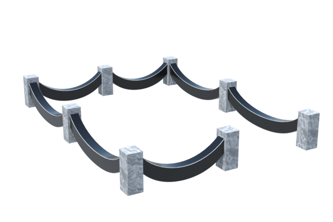 Цоколи на могилу в&nbsp;Сочи | Цоколь на могилу №0023