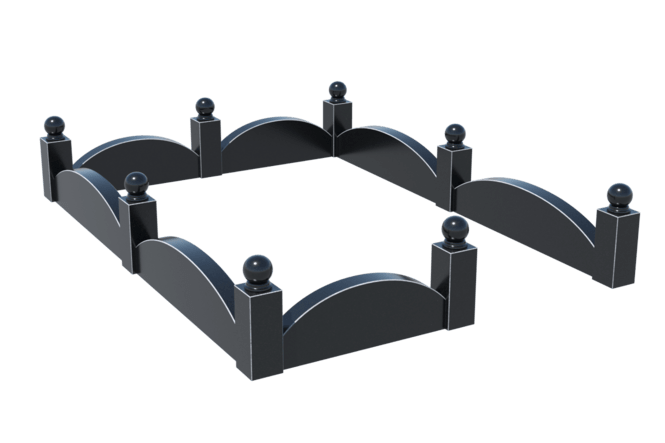 Цоколи на могилу в&nbsp;Сочи | Цоколь на могилу №0002