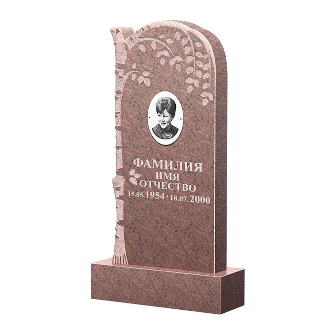 Гранитные памятники в&nbsp;Сочи | Памятник из гранита Розалия Pink ФГЦ-091