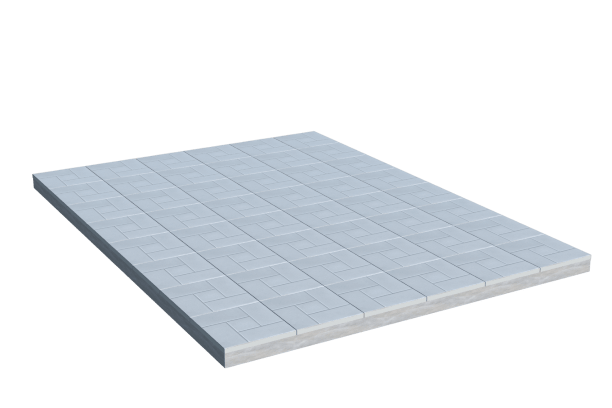 Площадки на могилу в&nbsp;Сочи | Площадка с тротуарной плиткой