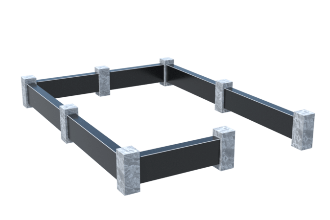 Цоколи на могилу в&nbsp;Сочи | Цоколь на могилу №0032
