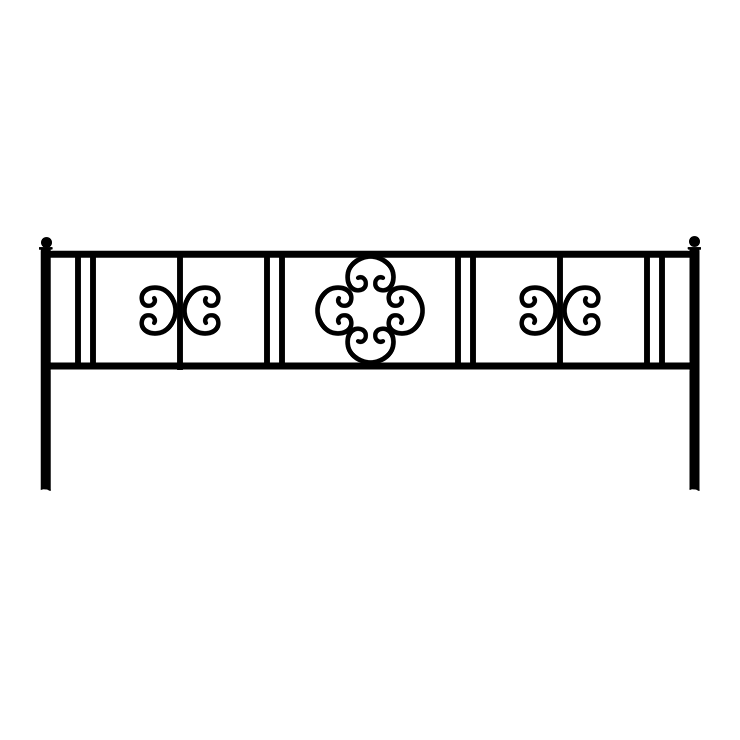 Кованые изделия в&nbsp;Сочи | Кованая оградка ОГ.006