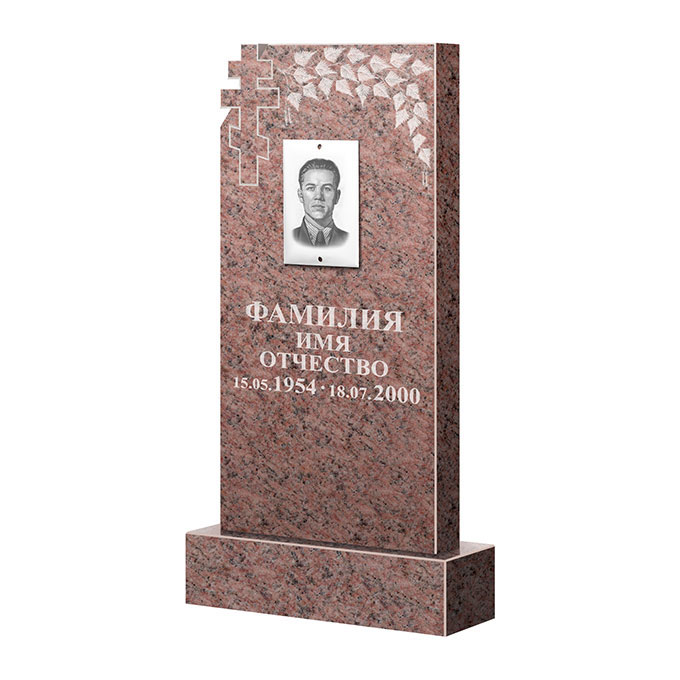 Гранитные памятники в&nbsp;Сочи | Памятник из гранита Розалия Pink ФГЦ-202