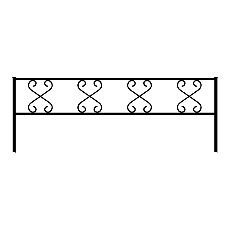 Металлические оградки, столы, скамейки в&nbsp;Сочи | Оградка №1