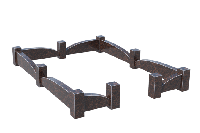 Цоколи на могилу в&nbsp;Сочи | Цоколь на могилу №0043